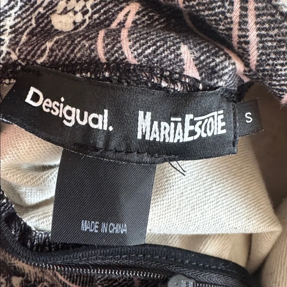 Desegual Maria Escote Y2K Punk Bow Detail Kawaia Mini Slim Dress size S - Picture 6 of 10